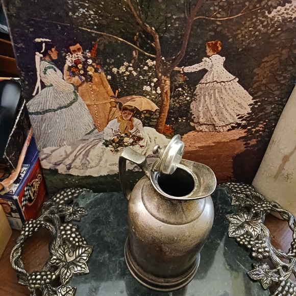 🇺🇲Antique Server Grand Silver Co.Wear Brite Nickel Silver Pitcher,Gift!🛍 - Picture 3 of 16